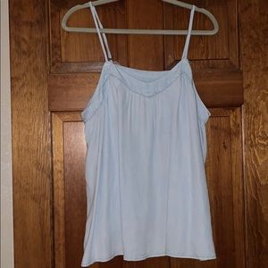 Light Denim Loose Fit Tank